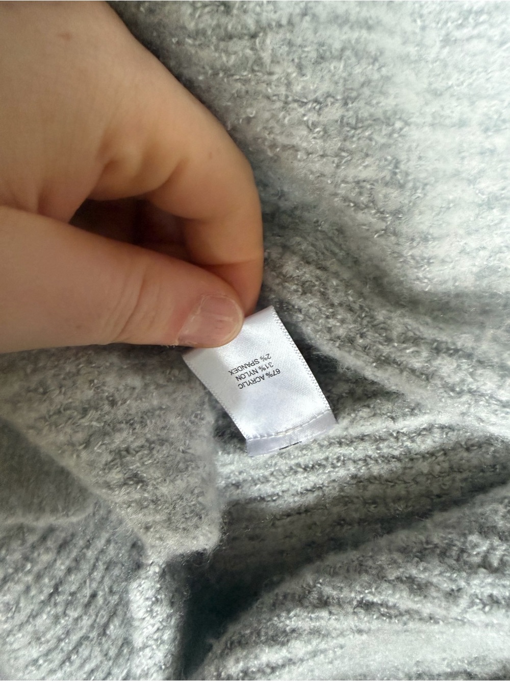 Cozy Open-Front Cable Knit Cardigan - Light Gray - Picture 2 of 2